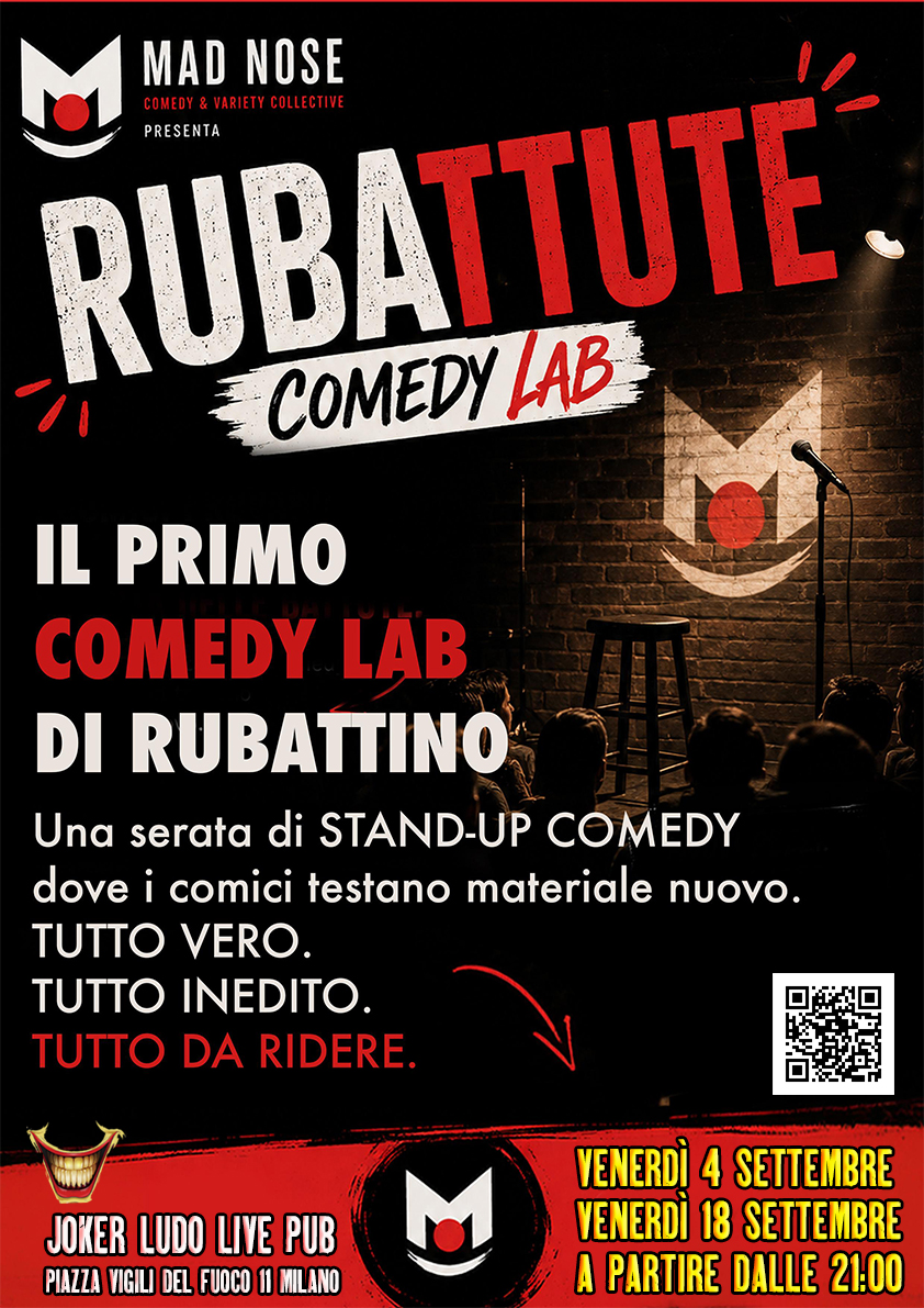 RUBATTUTE - Serata Comici sul Palco