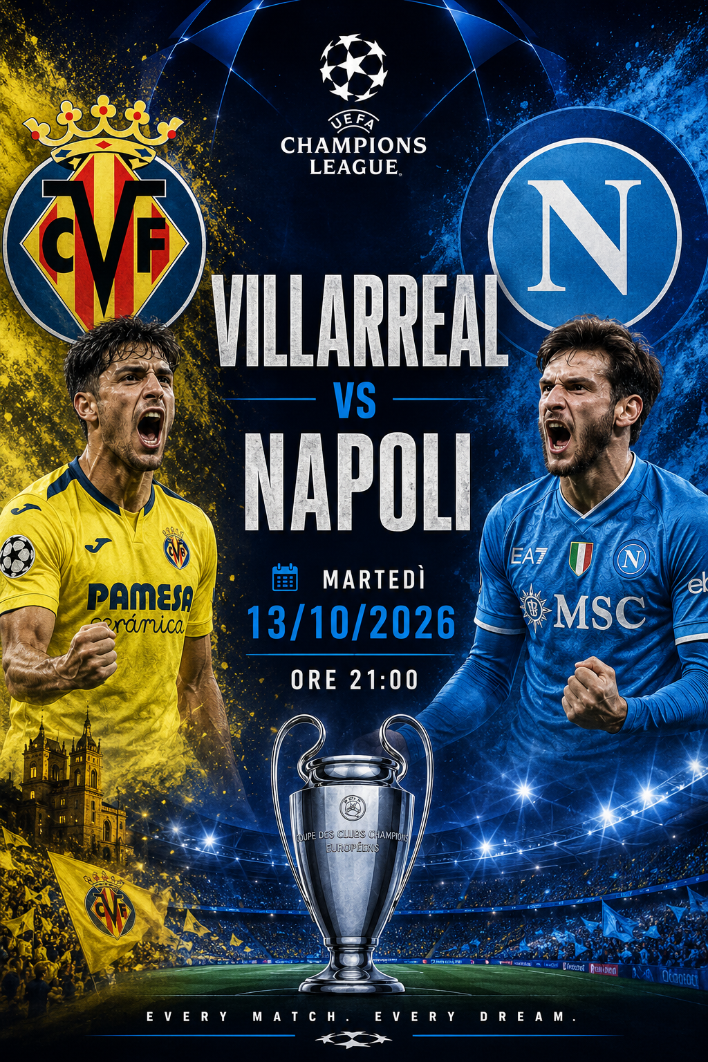 Villareal vs Napoli